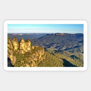 Three Sisters, Echo Point, Jamison Valley, Blue Mountains, NSW, Australia Sticker